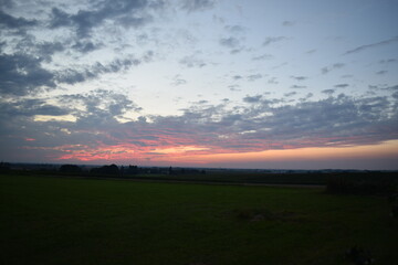 Sonnenuntergang bei Hofhegnenberg
