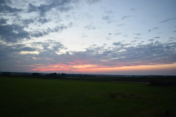 Sonnenuntergang bei Hofhegnenberg