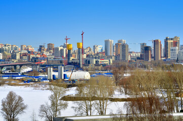 Panorama of the big city
