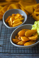 Fried Fries Potato Sauce health