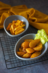 Fried Fries Potato Sauce health