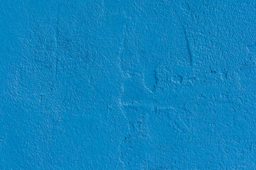 Concrete wall cement background with abstract paint blue rough texture