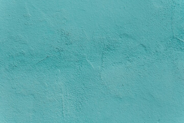 Aquamarine or azure color abstract wall surface for design texture background