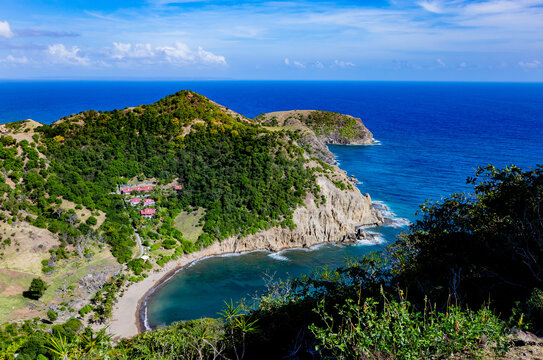 Anse Figuier, Terre-de-Haut, Iles des Saintes, Les Saintes, Guadeloupe, Lesser Antilles, Caribbean.