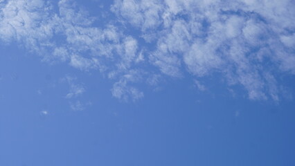 blue sky and clouds