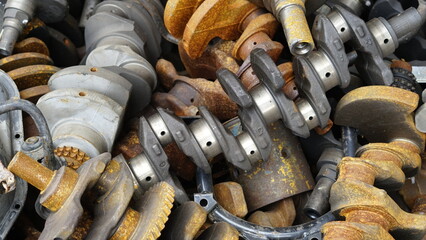close up of a old iron