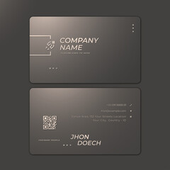 Formal elegant business card template