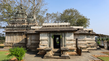 Rear View of Sri Rameswara Temple, Kudli,  Shivamoga, Karnataka, India