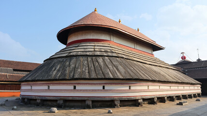 View of Main Temple of Chandramouleshwara, Udupi, Karnataka, India