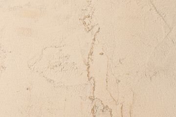 Abstract light warm beige color blank wall background texture empty surface