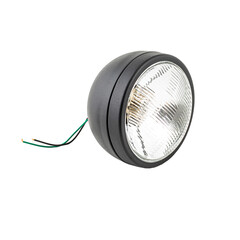 Optical equipment with a lamp inside on a white isolated background. Spare part for auto car truck or bus repair