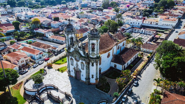 Church of S&atilde;o Francisco de Assis. S&atilde;o Jo&atilde;o del Rei, Minas Gerais, Brazil. 