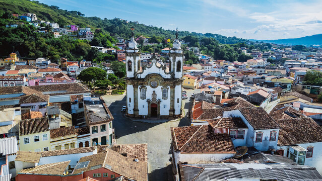 Church of Nossa Senhora do Carmo. S&atilde;o Jo&atilde;o del Rei, Minas Gerais, Brazil