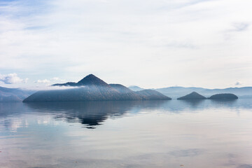 日本の国立公園、秋の洞爺湖・10月