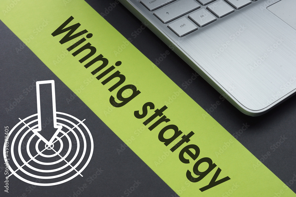 Poster winning strategy is shown on the photo using the text