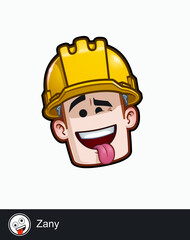 Construction Worker - Expressions - Affection - Zany