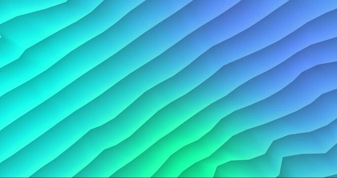 Loopable abstract bright minimal background with shiny stripes and bands in neon  gradient colors. Minimal abstract backdrop in loop for animation footage backdrop with gradient