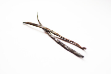 Bourbon Vanilla auf weissem Hintergrund