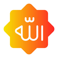 allah gradient icon