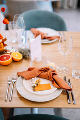 modern area for a wedding ceremony in autumn style