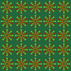 Colored seamless Pattern