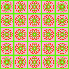 Colored seamless Pattern