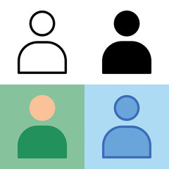 Illustration vector graphic of User Icon. Perfect for user interface, new application, etc