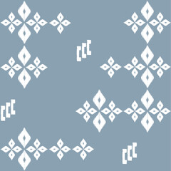 ethnic pattern on indigo background