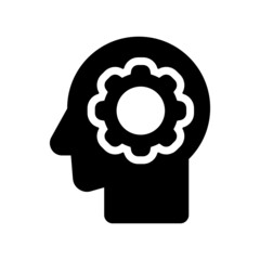 Thinking Icon Vector Symbol Design Illustration