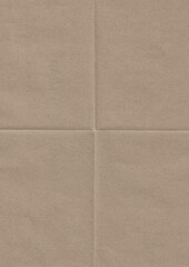 Folded Kraft paper