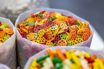 colorful pasta