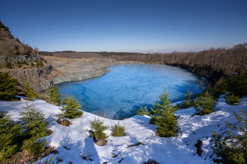 Bergsee, neue Ebertswiese im Winter