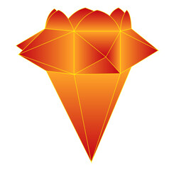 traditional Vesak lantern design vector illustration