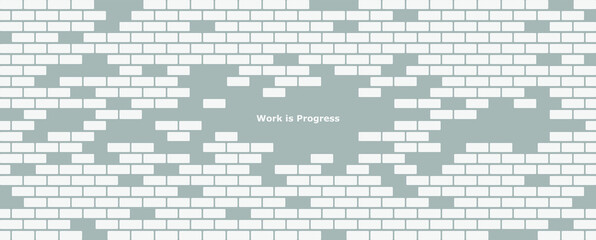 Work in progress background	