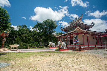 Fototapeta na wymiar Chao Por Koh Chang Shrine, Trat Province, Thailand