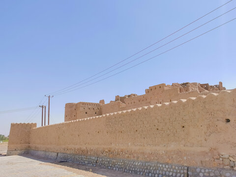 Sulaif Fort in Ibri city in Oman