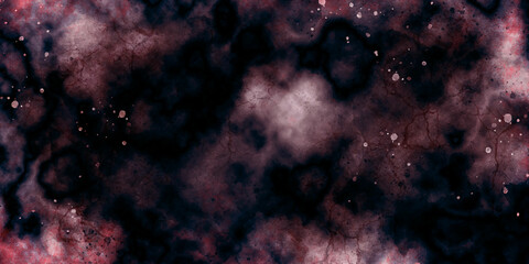 Star field in galaxy space with nebulae, abstract watercolor digital art painting starlight nebula in galaxy at universe. Dark Night Sky Deep Space background - Wide dark outer space multi-coloured.