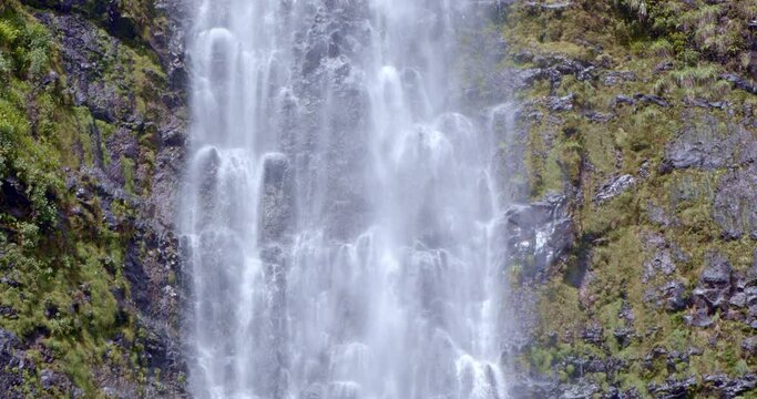 Waimoku Waterfall, Black Bamboo Forest, Maui, Hawaii