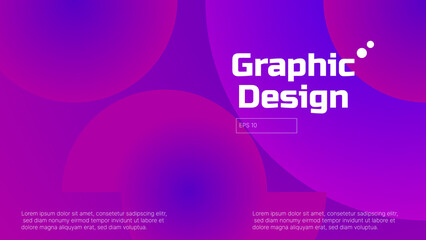 abstract purple gradient background with geometric shapes composition.vector illustration