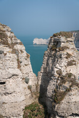 Etretrat cliffs in Normandy France