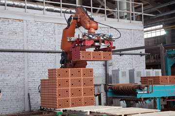 Modernization of construction industry enterprises. Modern brick production is automated and systematized. 