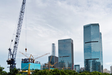 New office building under construction
