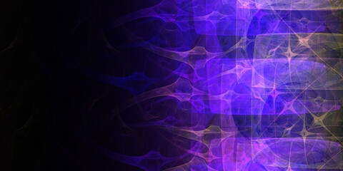 Digitaler Hologramm Hintergrund aus Fraktal