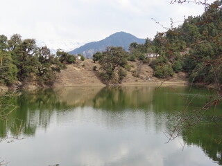 lake in the mountains
