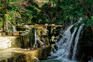 Fototapeta na wymiar Waterfall at Dim river s picnic place