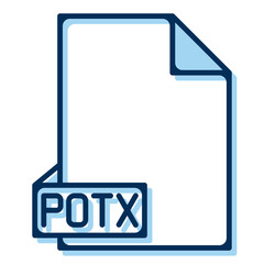 file extension potx