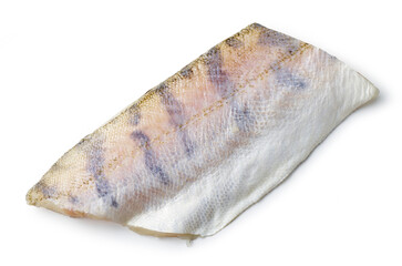 cut of fresh raw zander filet