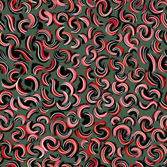 Materiał do szycia animalistic bright seamless pattern imitating the skin of a wild leopard, jaguar. Bright rich bold pattern with a print of African safari animals in colorful stylish mimicking in nature
