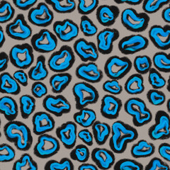 Seamless African animalistic leopard patterns. Colorful repeating imitation of the wild nature of the graceful jaguar. Wild safari polka dot prints for textile design, printable design for surfaces.