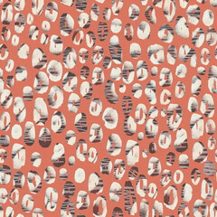 Seamless African animalistic leopard patterns. Beautiful repetitions of the imitation of the wild nature of the graceful jaguar. Wild safari printable design for surfaces. Skin of savannah animals.